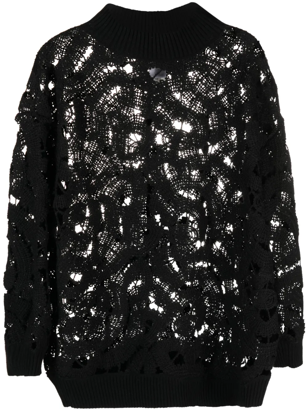 Джемпер рыхлой вязки с высоким воротником Fabiana Filippi, черный
Джемпер рыхлой вязки с высоким воротником Fabiana Filippi, черный