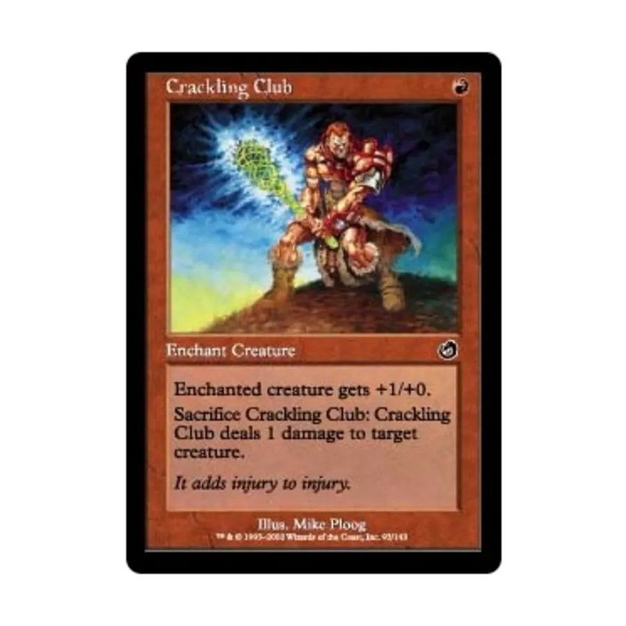 CCG Потрескивающая дубинка (С) (Фольга), MTG - Torment
CCG Потрескивающая дубинка (С) (Фольга), MTG - Torment