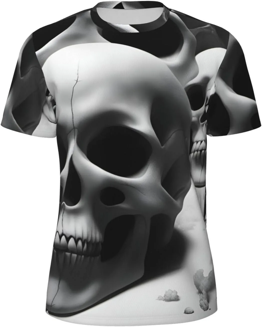 Футболка мужская летняя с принтом черепов Black and White, легкая и дышащая SDFHU
Футболка мужская летняя с принтом черепов Black and White, легкая и дышащая SDFHU