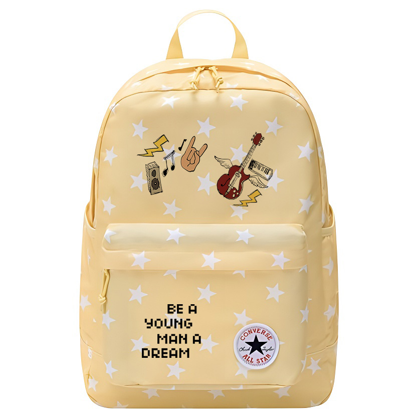 Converse Полиэстеровый рюкзак среднего размера унисекс яично-желтый, Guitar
Converse Полиэстеровый рюкзак среднего размера унисекс яично-желтый, Guitar