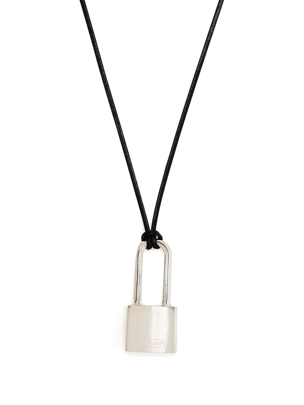 Колье с подвеской в виде замка AMBUSH, серебяный
Колье с подвеской в виде замка AMBUSH, серебяный
