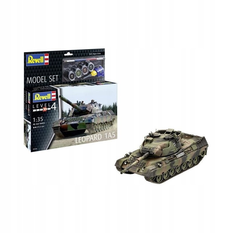 Leopard 1A5 — подарочный набор Revell 63320
Leopard 1A5 — подарочный набор Revell 63320