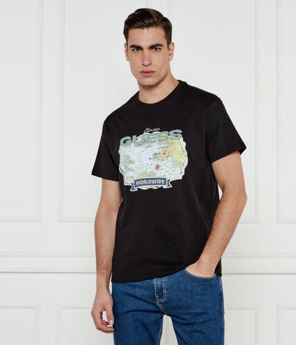 Футболка женская Guess Jeans с рисунком, черный
Футболка женская Guess Jeans с рисунком, черный