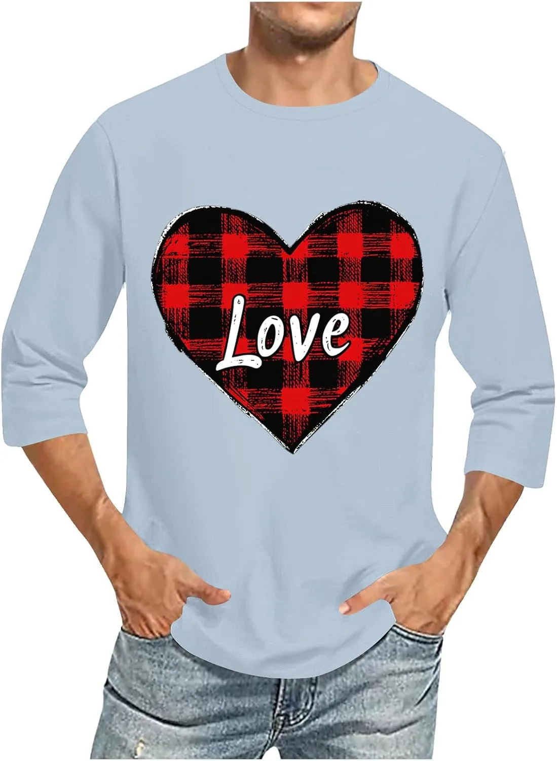 Футболка мужская Valentine's Day с принтом Love Heart, 3/4 рукава
Футболка мужская Valentine's Day с принтом Love Heart, 3/4 рукава