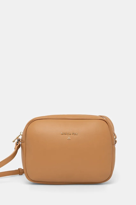 Кожаная сумка Patrizia Pepe, бежевый
Кожаная сумка Patrizia Pepe, бежевый