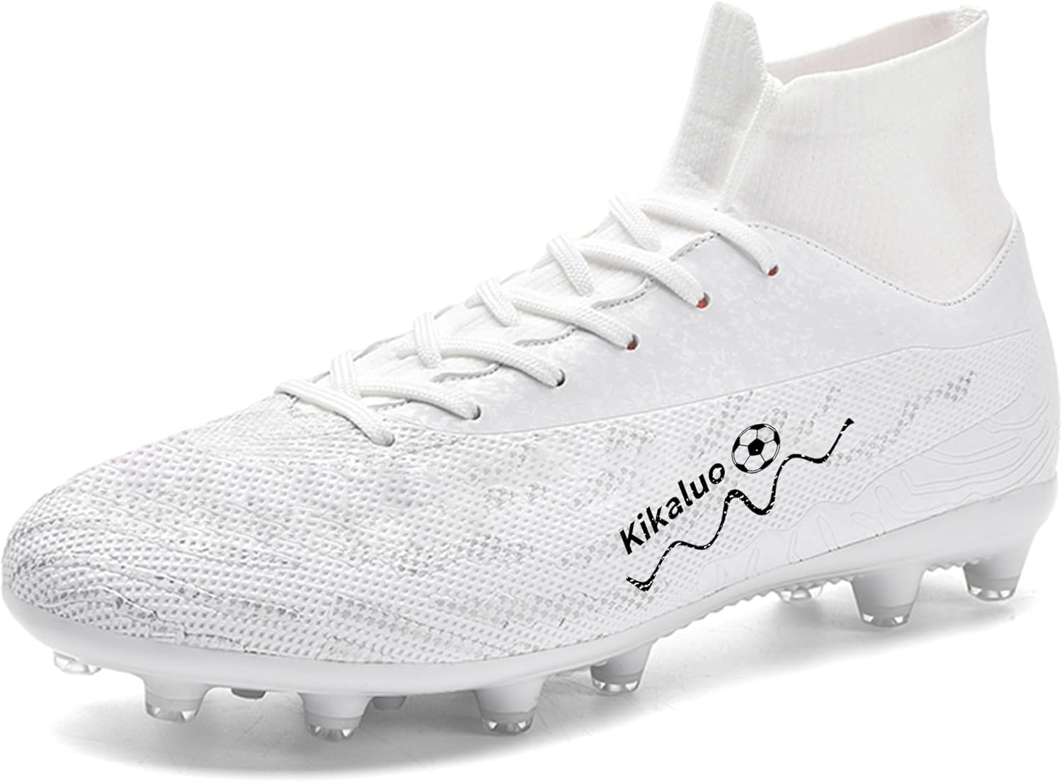 Мужские футбольные бутсы Высокие кроссовки На шнуровке Нескользящие шипы Спортивные кроссовки для бейсбола и лакросса Kikaluo, белый
Мужские футбольные бутсы Высокие кроссовки На шнуровке Нескользящие шипы Спортивные кроссовки для бейсбола и лакросса Kikaluo, белый