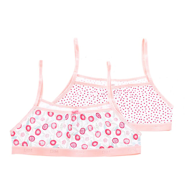 Pack 2 комфортный верхний бюстгальтер без косточек d0bv7 для девочек Dim, мультиколор
Pack 2 комфортный верхний бюстгальтер без косточек d0bv7 для девочек Dim, мультиколор