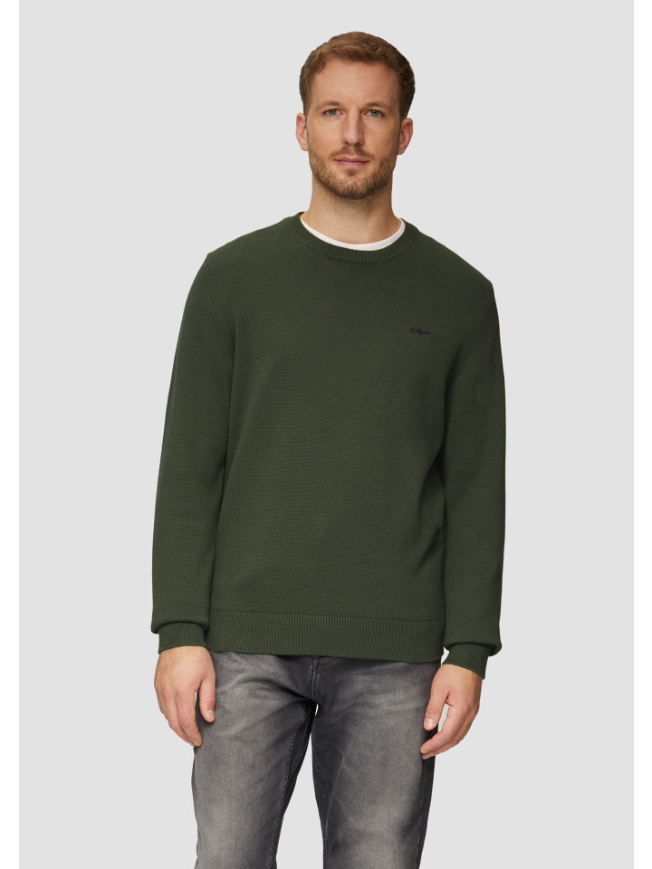 Вязаный свитер s.Oliver, оливковый
Вязаный свитер s.Oliver, оливковый