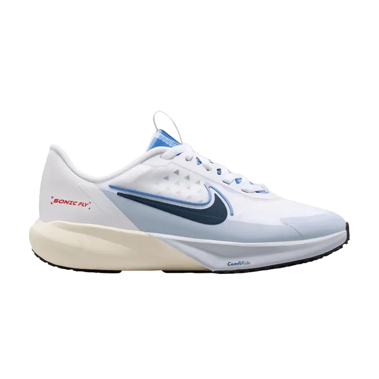 Кроссовки Nike Sonic Fly GS, White Midnight Navy
Кроссовки Nike Sonic Fly GS, White Midnight Navy