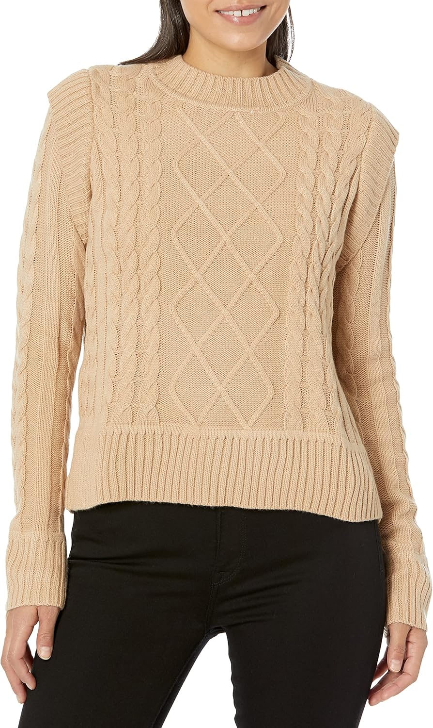 Женский миниатюрный свитер Calvin Klein с круглым вырезом и длинными рукавами, легкий и комфортный, Wheat
Женский миниатюрный свитер Calvin Klein с круглым вырезом и длинными рукавами, легкий и комфортный, Wheat