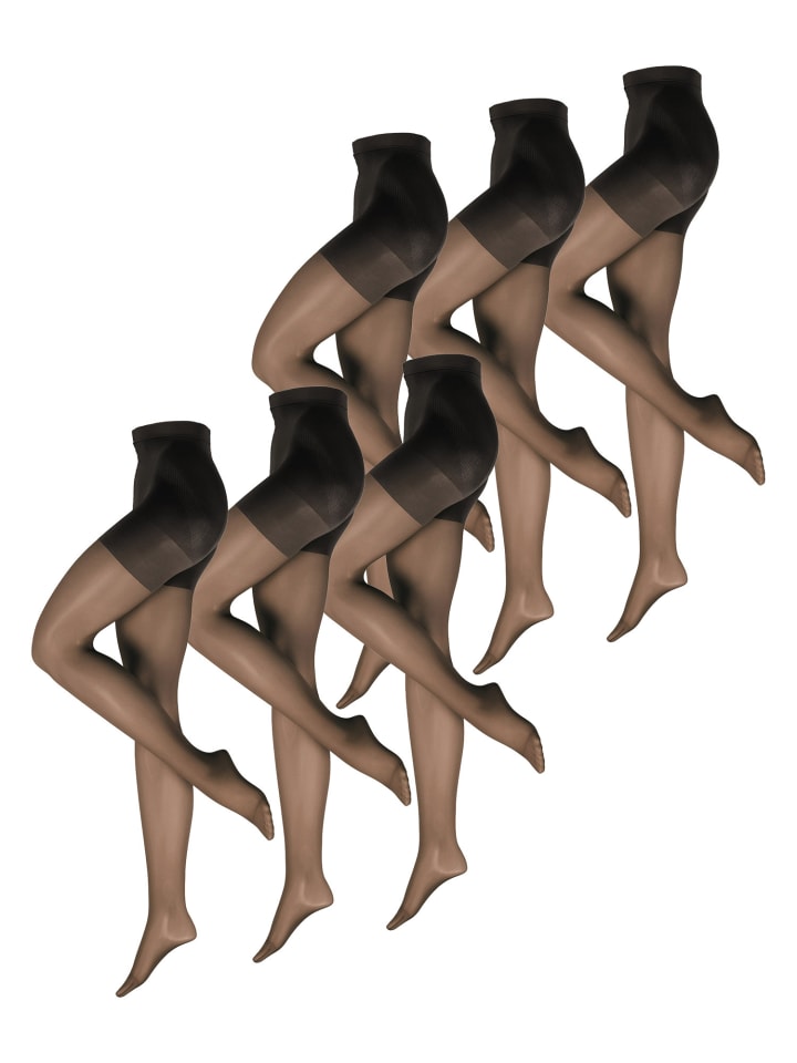 Nur Die Прозрачные колготки для живота, ног и ягодиц, 20 ден, черного цвета
Nur Die Прозрачные колготки для живота, ног и ягодиц, 20 ден, черного цвета