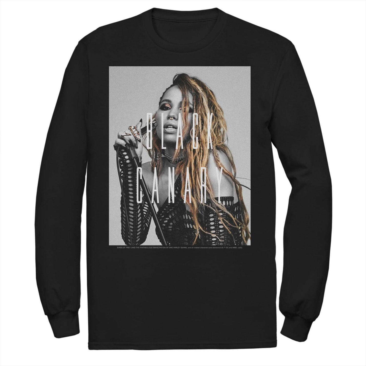 Мужская футболка с плакатом и надписью «Хищные птицы», черная канарейка DC Comics, Черный, Мужская футболка с плакатом и надписью «Хищные птицы», черная канарейка DC Comics
Мужская футболка с плакатом и надписью «Хищные птицы», черная канарейка DC Comics, Черный, Мужская футболка с плакатом и надписью «Хищные птицы», черная канарейка DC Comics