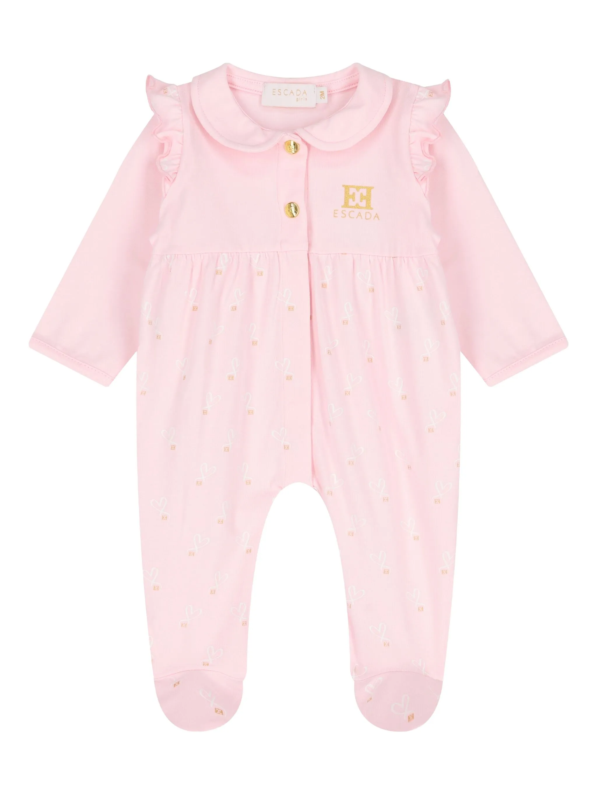 Пижама с оборками и логотипом Escada Kids, розовый
Пижама с оборками и логотипом Escada Kids, розовый