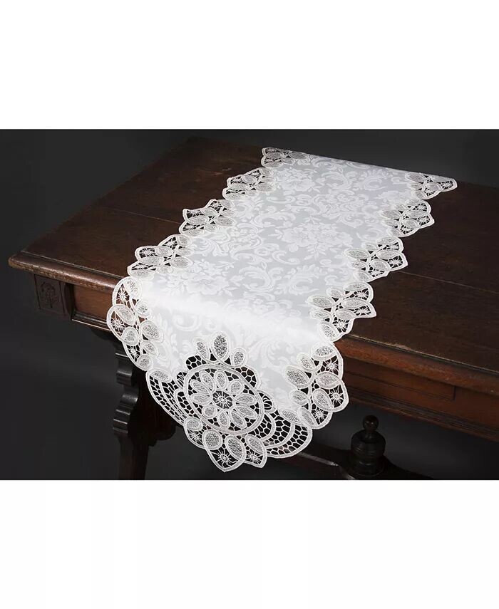 Скатерть Antebella с кружевной вышивкой и ришелье, 15 x 70 дюймов Xia Home Fashions, белый
Скатерть Antebella с кружевной вышивкой и ришелье, 15 x 70 дюймов Xia Home Fashions, белый
