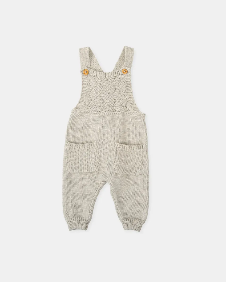 Вязаный детский нагрудник с карманами Tutto Piccolo, серо-коричневый
Вязаный детский нагрудник с карманами Tutto Piccolo, серо-коричневый