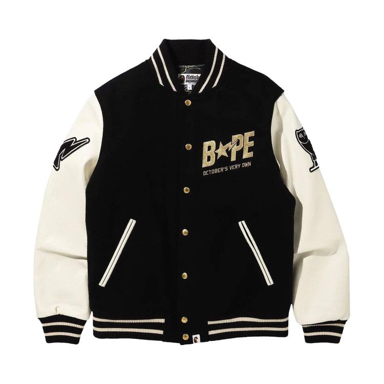 Куртка BAPE x OVO Varsity Jacket, Black
Куртка BAPE x OVO Varsity Jacket, Black