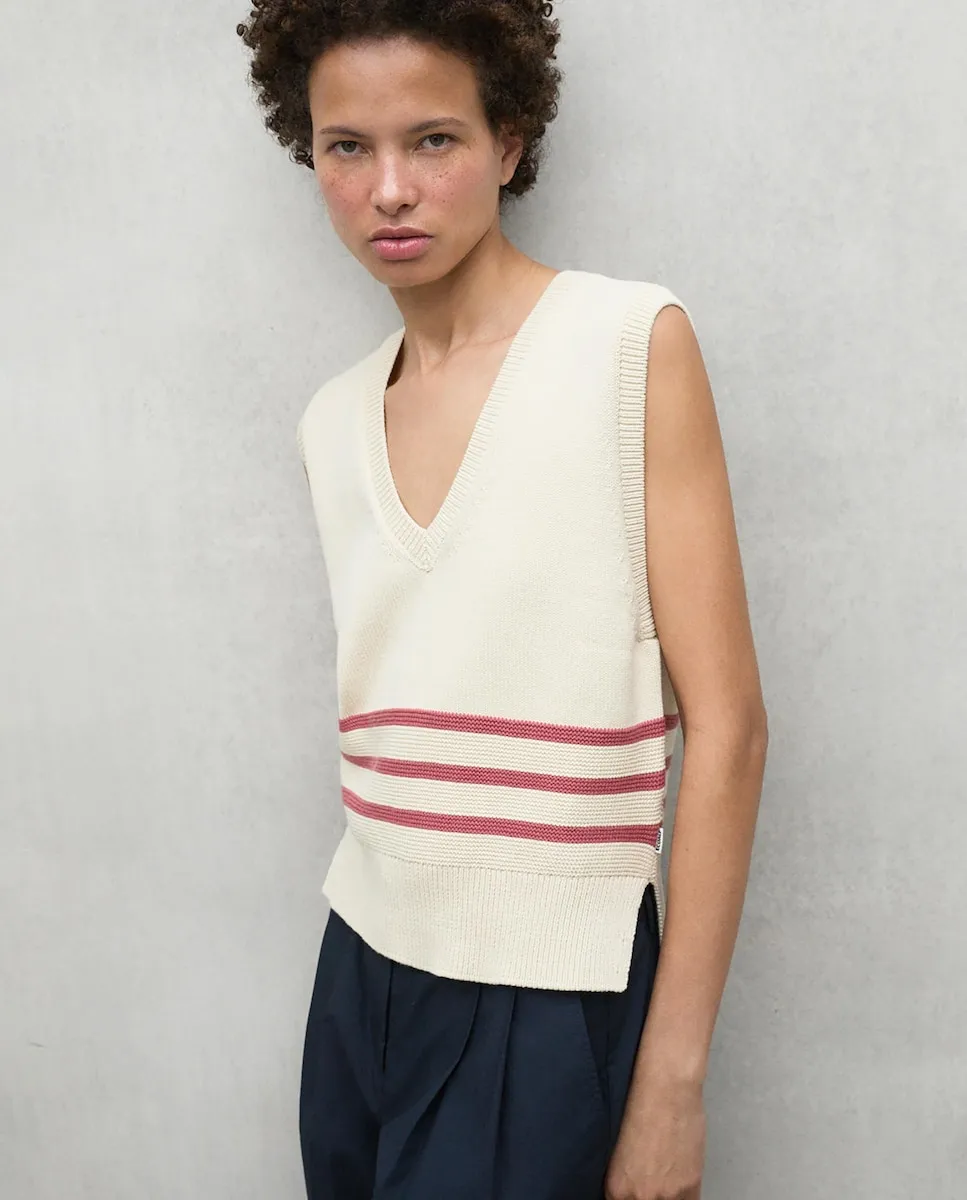 Женский свитер без рукавов с V-образным вырезом Ecoalf, светло-серый
Женский свитер без рукавов с V-образным вырезом Ecoalf, светло-серый