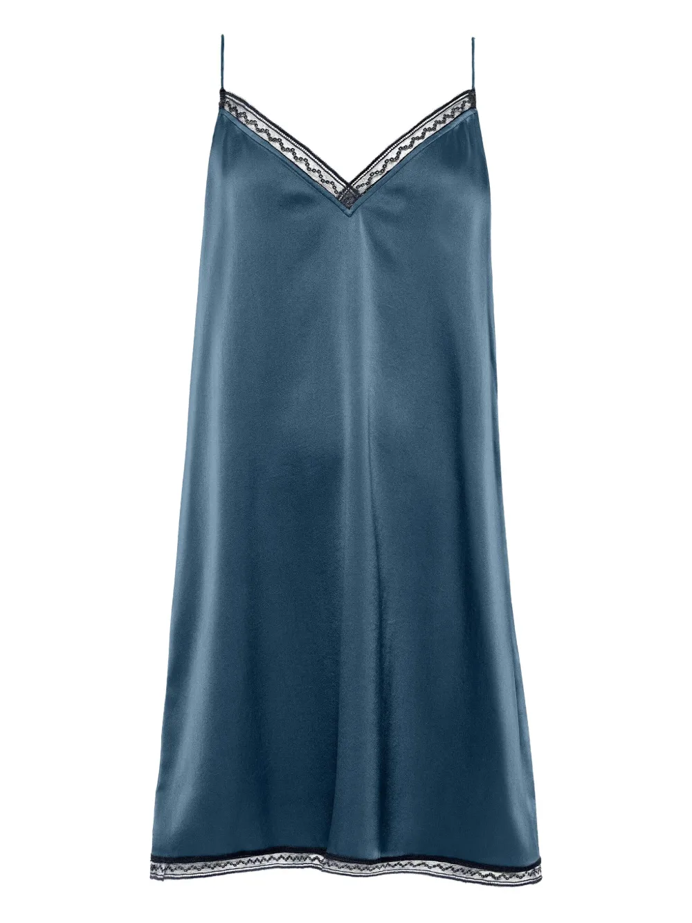 Шелковая ночная сорочка Bucolique с кружевом Eres, синий
Шелковая ночная сорочка Bucolique с кружевом Eres, синий