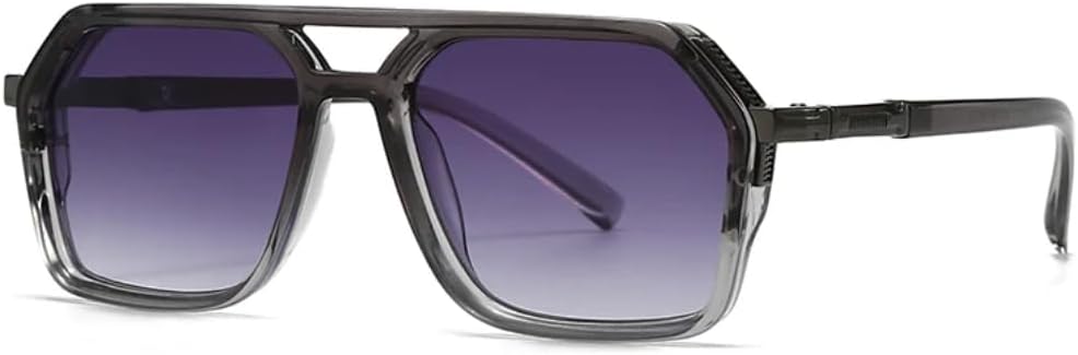 Солнцезащитные очки с защитой UV400 | Двойная перемычка, большая оправа, цветные линзы | Для женщин и мужчин, для занятий спортом на открытом воздухе и вождения DSVIGF, Gray
Солнцезащитные очки с защитой UV400 | Двойная перемычка, большая оправа, цветные линзы | Для женщин и мужчин, для занятий спортом на открытом воздухе и вождения DSVIGF, Gray