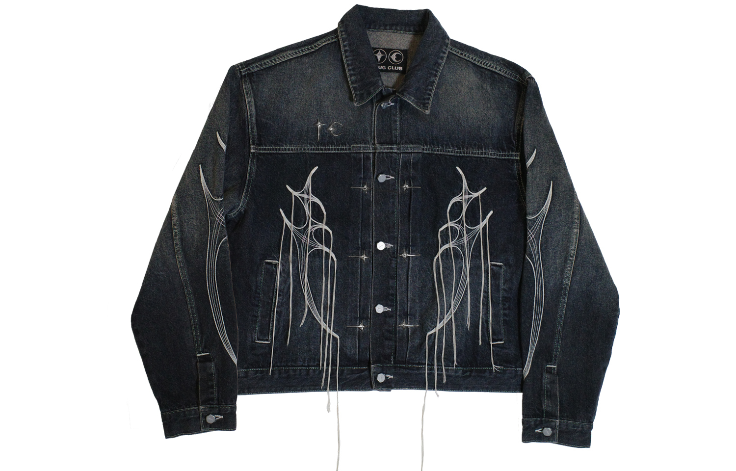 THUG CLUB Джинсовая куртка унисекс синяя, Blue
THUG CLUB Джинсовая куртка унисекс синяя, Blue