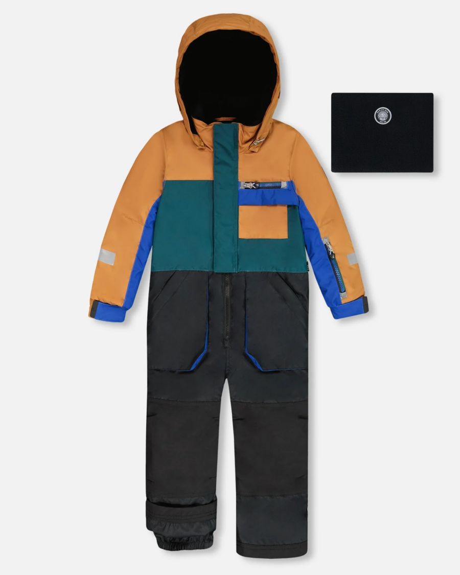 Детский комбинезон для игр и зимних развлечений для мальчика с принтом и цветовыми блоками Deux par Deux, Black 1
Детский комбинезон для игр и зимних развлечений для мальчика с принтом и цветовыми блоками Deux par Deux, Black 1