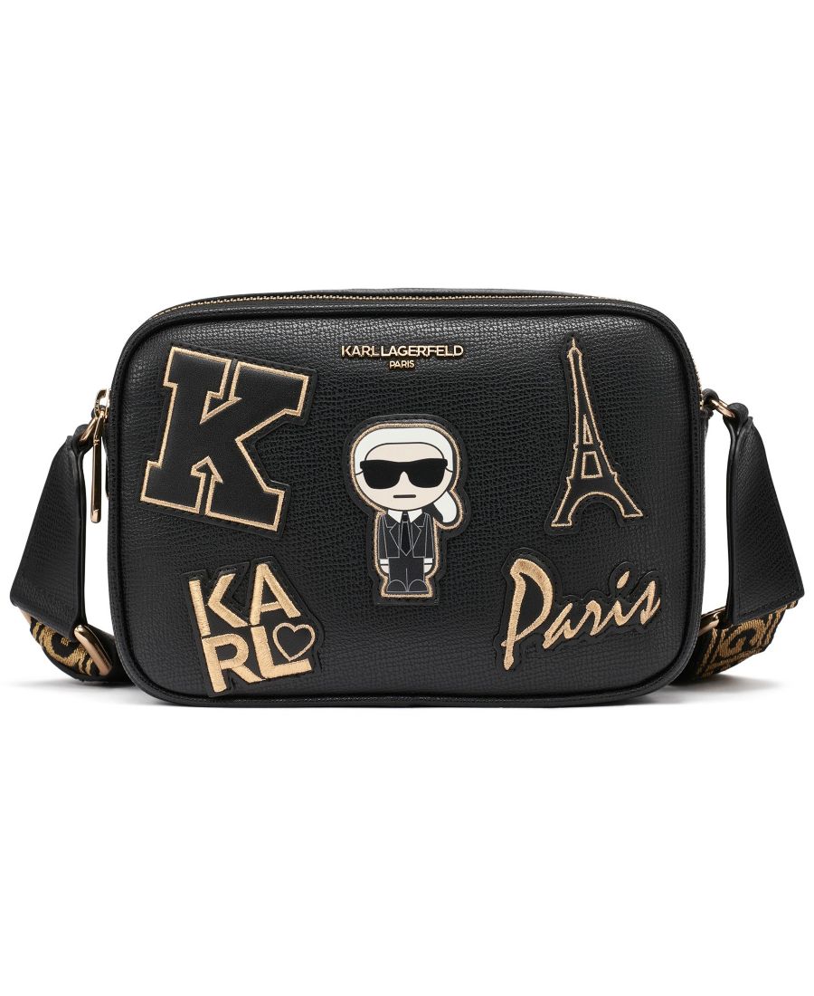 Сумка через плечо Maybelline KARL LAGERFELD PARIS, Black/Gold
Сумка через плечо Maybelline KARL LAGERFELD PARIS, Black/Gold