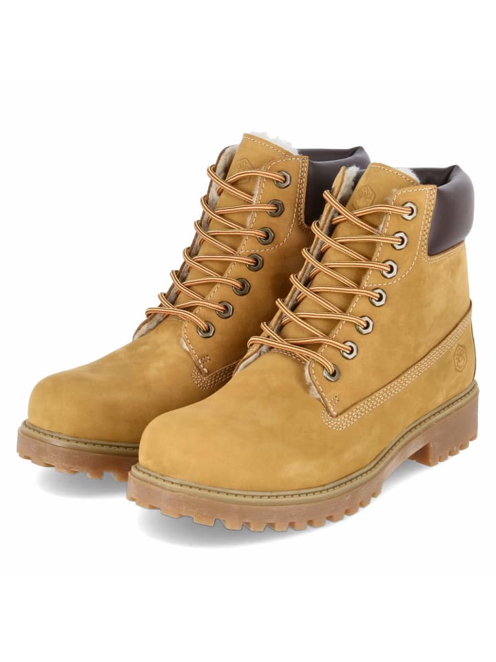 Ботинки с теплой подкладкой желтого цвета Lumberjack
Ботинки с теплой подкладкой желтого цвета Lumberjack