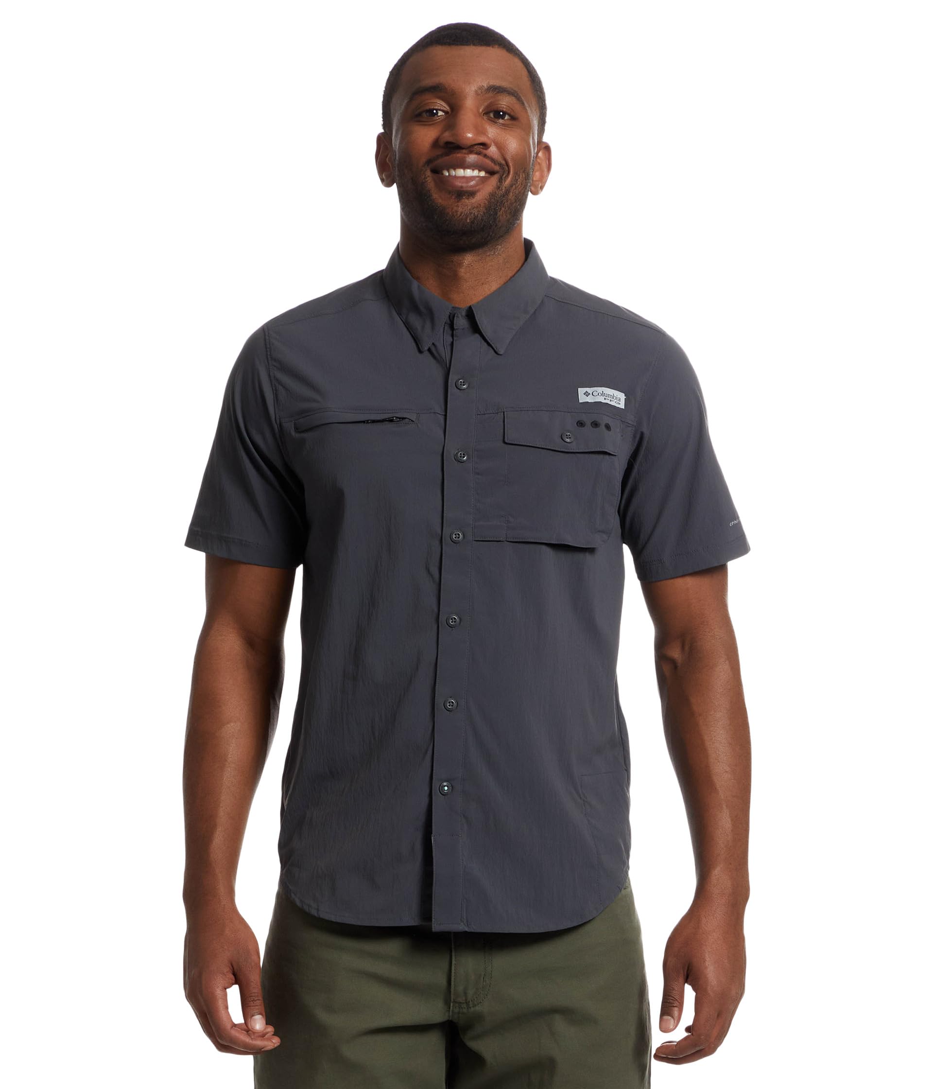 Рубашка Columbia Wild Cast Short Sleeve Shirt, Shark
Рубашка Columbia Wild Cast Short Sleeve Shirt, Shark