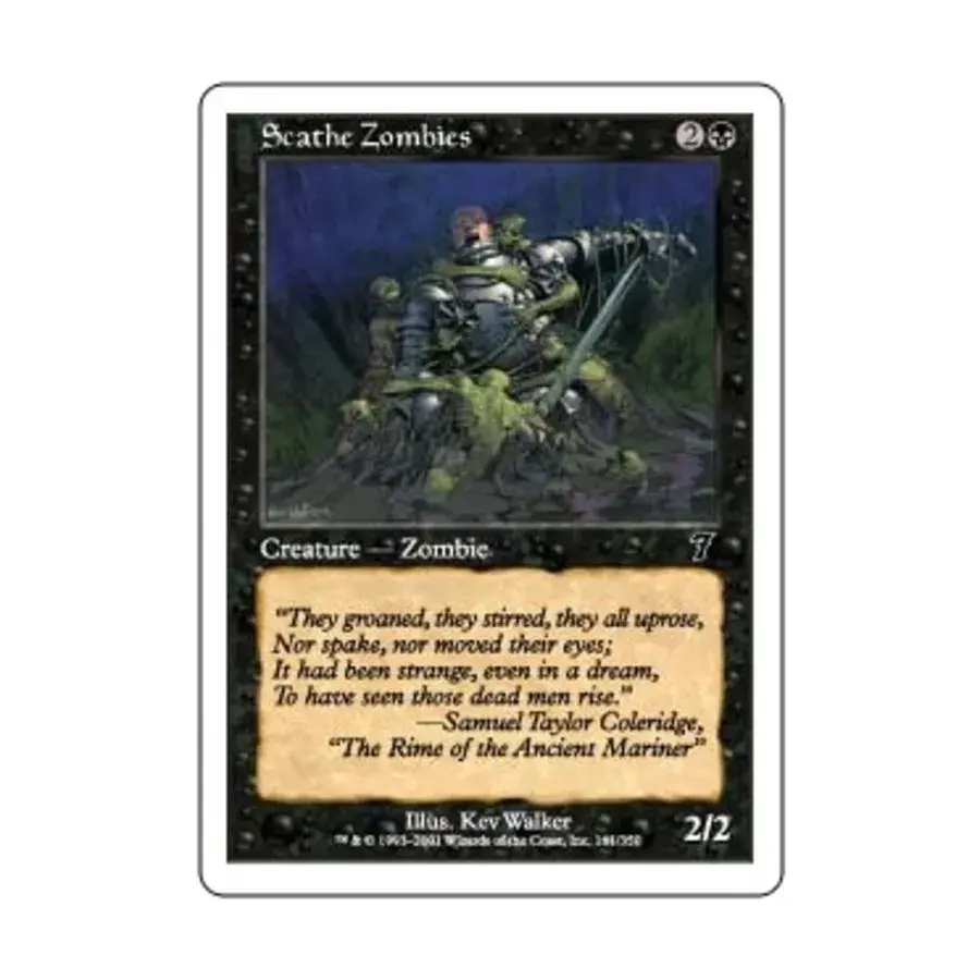 CCG Нападающие зомби (клавиша C), MTG - 7th Edition
CCG Нападающие зомби (клавиша C), MTG - 7th Edition