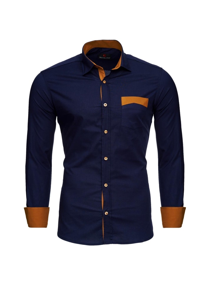 Рубашка RESLAD Hemd Two-Tone, темно-синий
Рубашка RESLAD Hemd Two-Tone, темно-синий