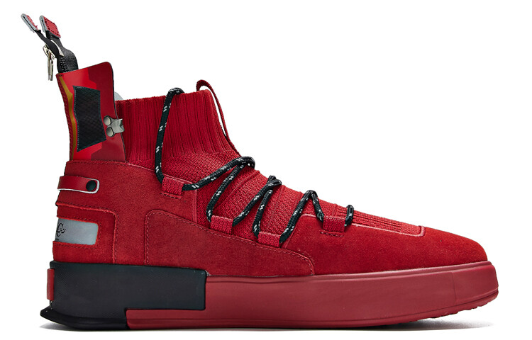 Кеды мужские, обувь для скейтбординга высокая спортивная красный 361°
Кеды мужские, обувь для скейтбординга высокая спортивная красный 361°