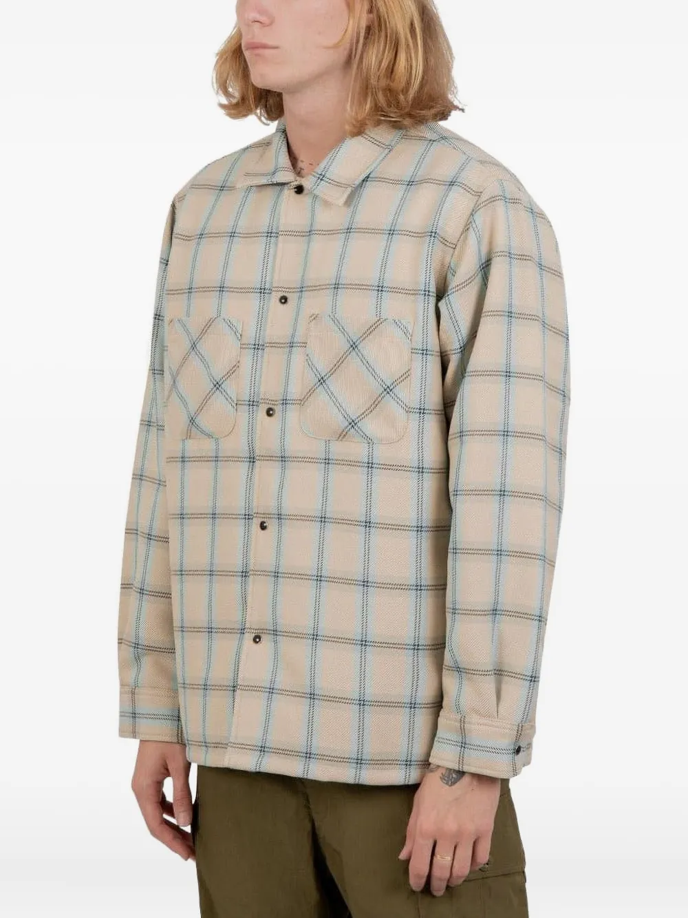 Клетчатая рубашка BEAMS PLUS, нейтральный
Клетчатая рубашка BEAMS PLUS, нейтральный