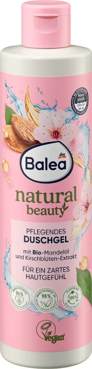 Натуральный косметический душ с экстрактом вишневого цвета и усилителем Органическое миндальное масло 250мл Balea
Натуральный косметический душ с экстрактом вишневого цвета и усилителем Органическое миндальное масло 250мл Balea