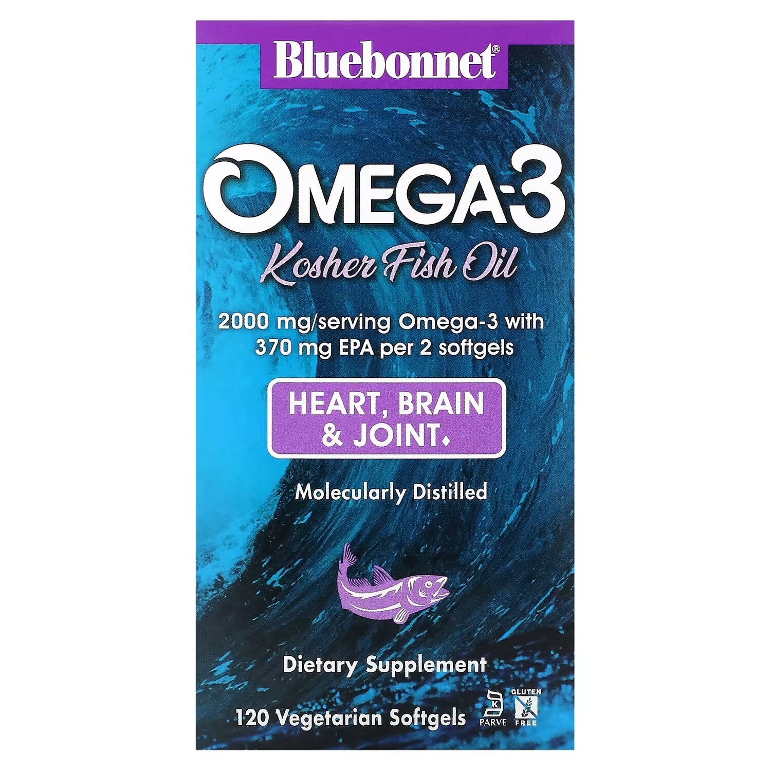 Рыбий жир с омега-3 Bluebonnet Nutrition 2000 мг, 120 вегетарианских мягких таблеток
Рыбий жир с омега-3 Bluebonnet Nutrition 2000 мг, 120 вегетарианских мягких таблеток