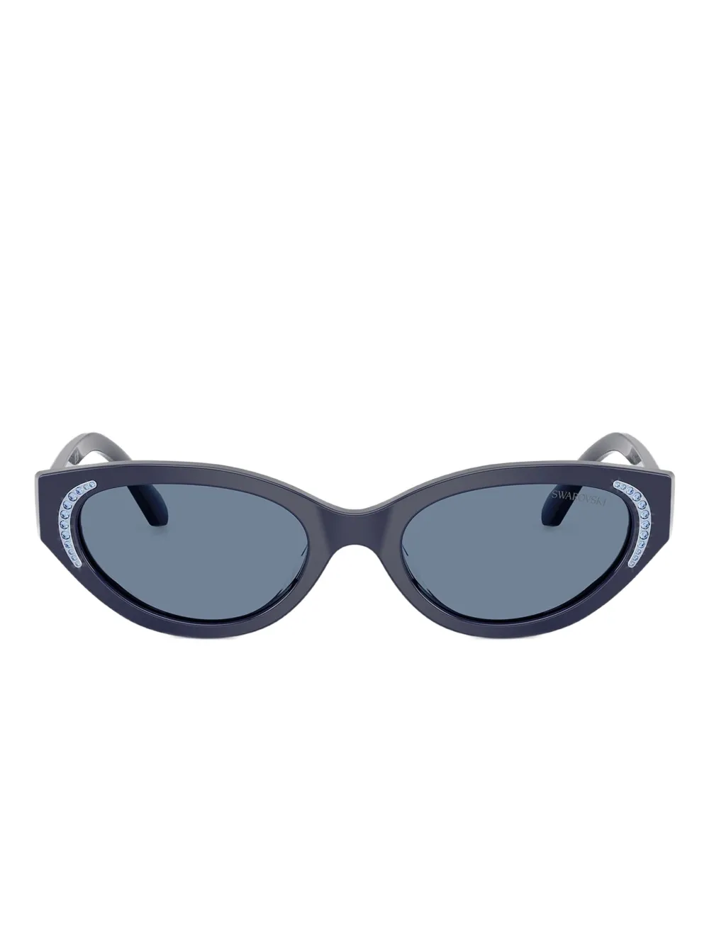 Солнцезащитные очки в оправе 'кошачий глаз' с кристаллами Swarovski, синий
Солнцезащитные очки в оправе 'кошачий глаз' с кристаллами Swarovski, синий