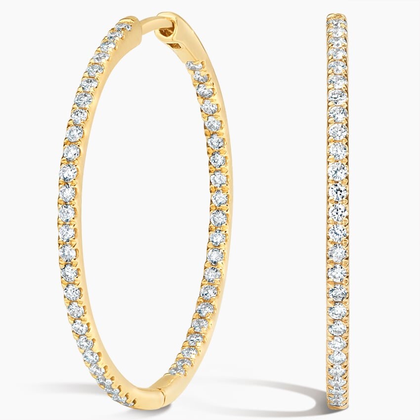 Серьги-Кольца средней огранки с лабораторными бриллиантами Brilliant Earth
Серьги-Кольца средней огранки с лабораторными бриллиантами Brilliant Earth