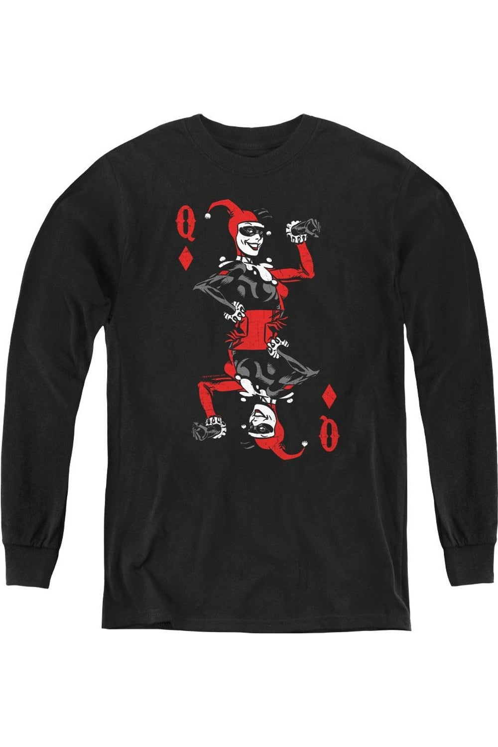 Футболка с длинным рукавом для подростков Batman Quinn Of Diamonds Gildan, черный
Футболка с длинным рукавом для подростков Batman Quinn Of Diamonds Gildan, черный