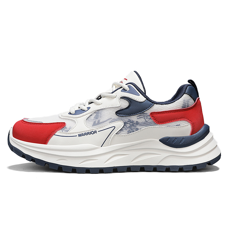 WARRIOR Износостойкие дышащие низкие кроссовки для увеличения роста, мужские, бежевые, красные, темно-синие 
WARRIOR Износостойкие дышащие низкие кроссовки для увеличения роста, мужские, бежевые, красные, темно-синие