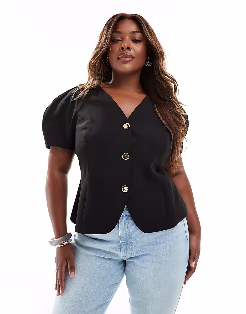 Пиджак с короткими рукавами и формованной вставкой ASOS DESIGN Curve черного цвета
Пиджак с короткими рукавами и формованной вставкой ASOS DESIGN Curve черного цвета