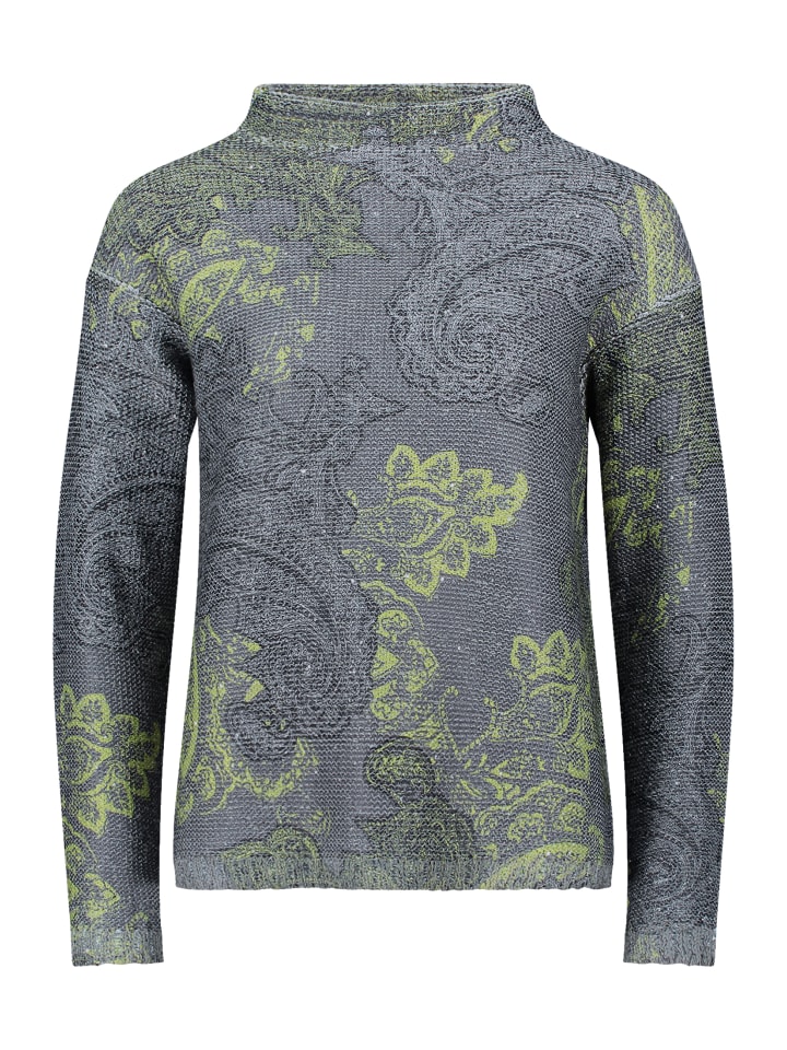 Вязаный свитер с пайетками серо-зеленого цвета Betty Barclay
Вязаный свитер с пайетками серо-зеленого цвета Betty Barclay