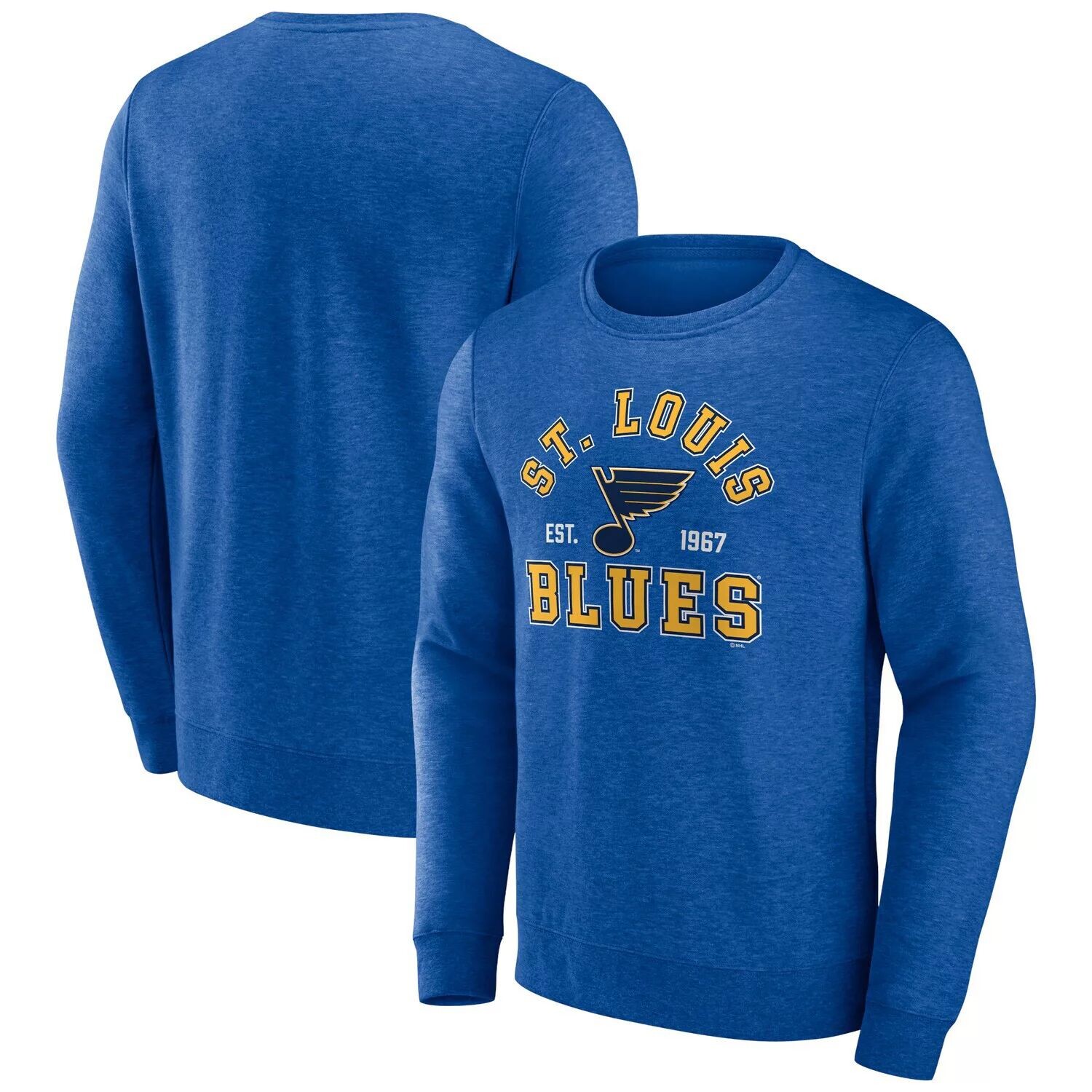 Мужской пуловер с классической аркой и фирменным логотипом Royal St. Louis Blues Fanatics
Мужской пуловер с классической аркой и фирменным логотипом Royal St. Louis Blues Fanatics