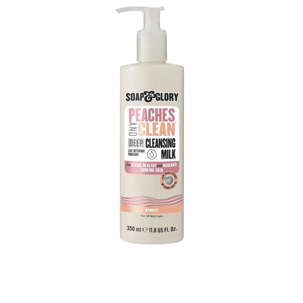 Молочко для тела Peaches and clean leche limpiadora Soap & Glory, 350 мл.
Молочко для тела Peaches and clean leche limpiadora Soap & Glory, 350 мл.