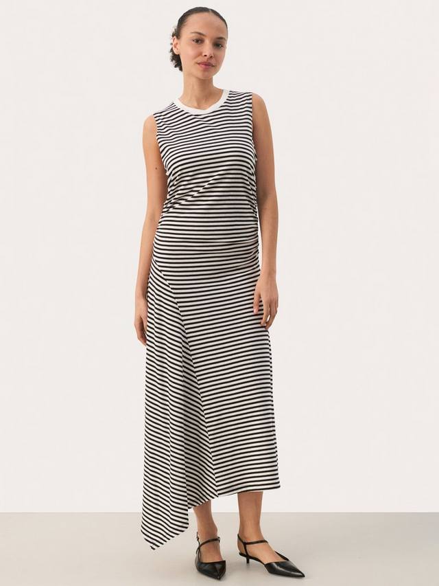 Асимметричное платье в полоску от джинни Part Two, черный/белый
Асимметричное платье в полоску от джинни Part Two, черный/белый