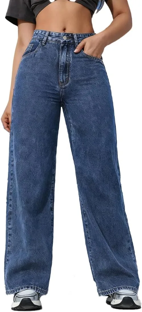 Прямые джинсы для женщин High Waist Baggy Achiprely
Прямые джинсы для женщин High Waist Baggy Achiprely