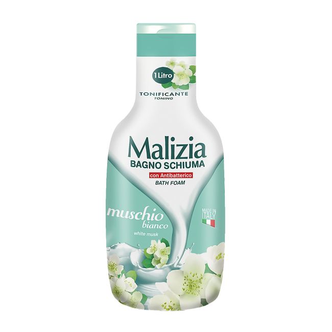 Пена для ванны с белым мускусом Malizia, 1000 мл
Пена для ванны с белым мускусом Malizia, 1000 мл