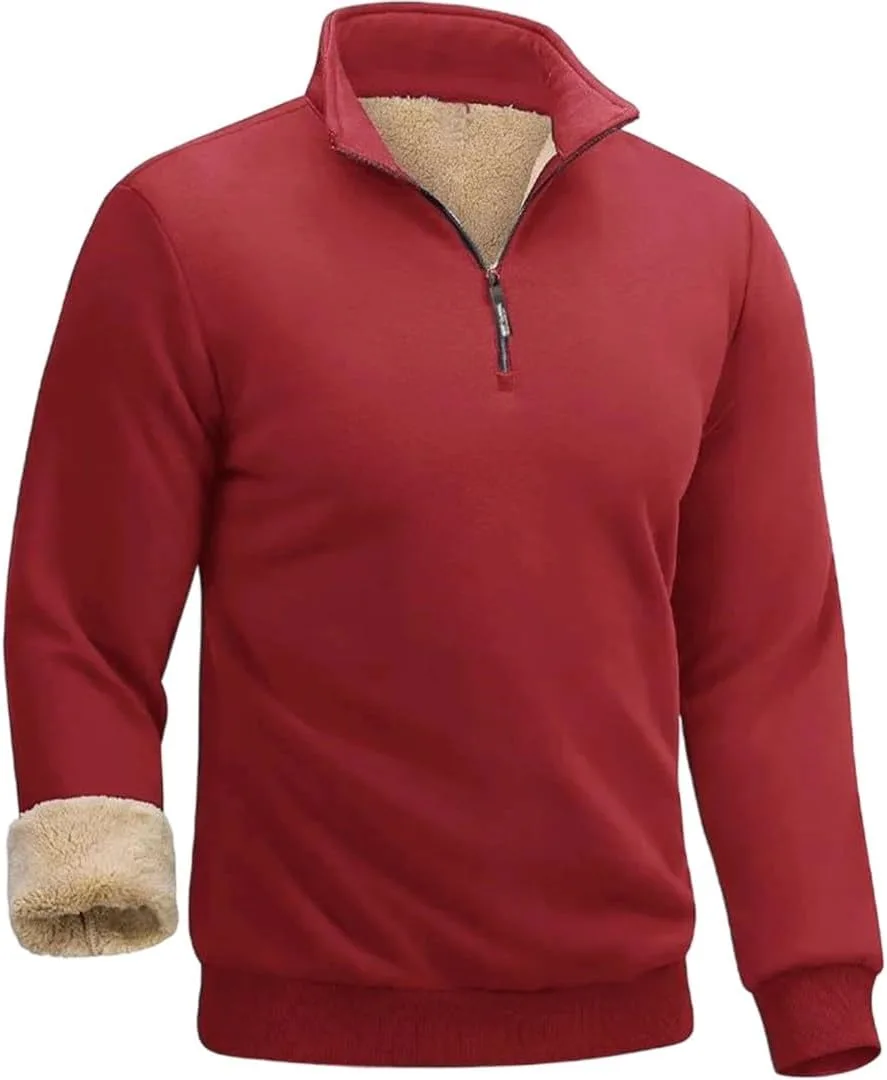 Мужская толстовка на молнии с подкладкой Sherpa
Мужская толстовка на молнии с подкладкой Sherpa