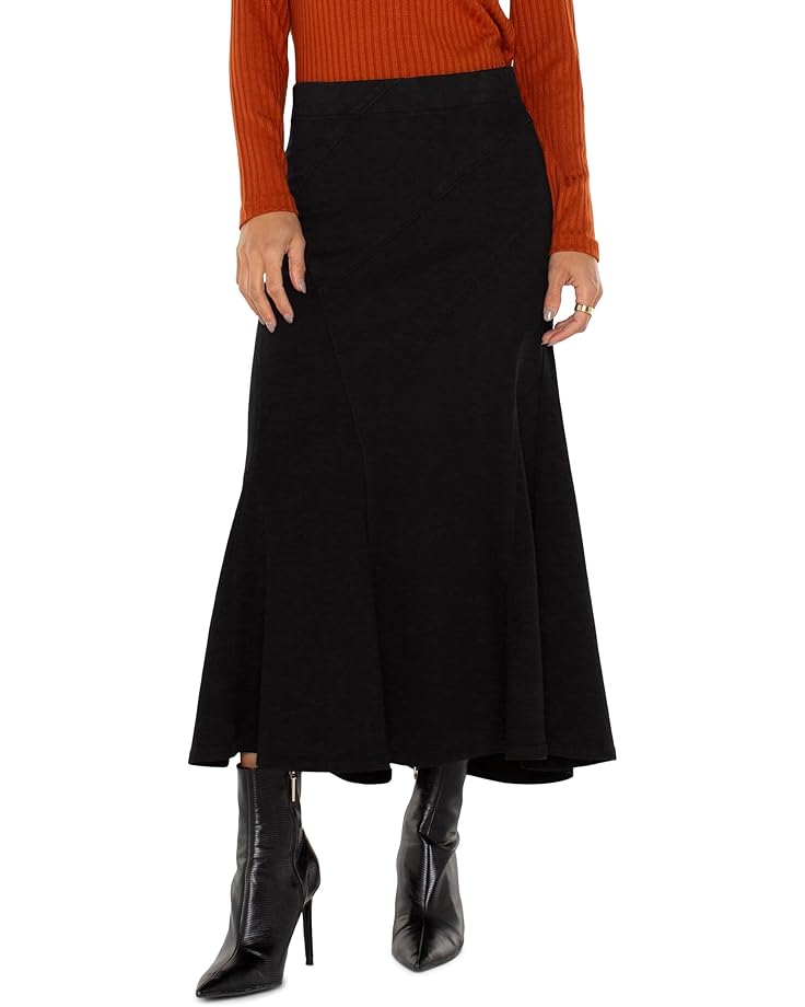 Юбка Liverpool Los Angeles Pull On Seamed Mermaid Maxi Skirt Mid Rise Silky Soft Denim, цвет Black Rinse 
Юбка Liverpool Los Angeles Pull On Seamed Mermaid Maxi Skirt Mid Rise Silky Soft Denim, цвет Black Rinse