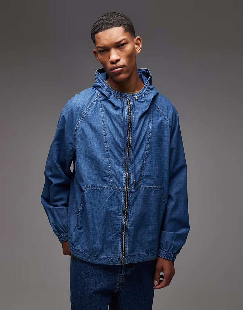 Куртка из рипстопа на молнии темно-синего цвета Tommy Jeans
Куртка из рипстопа на молнии темно-синего цвета Tommy Jeans