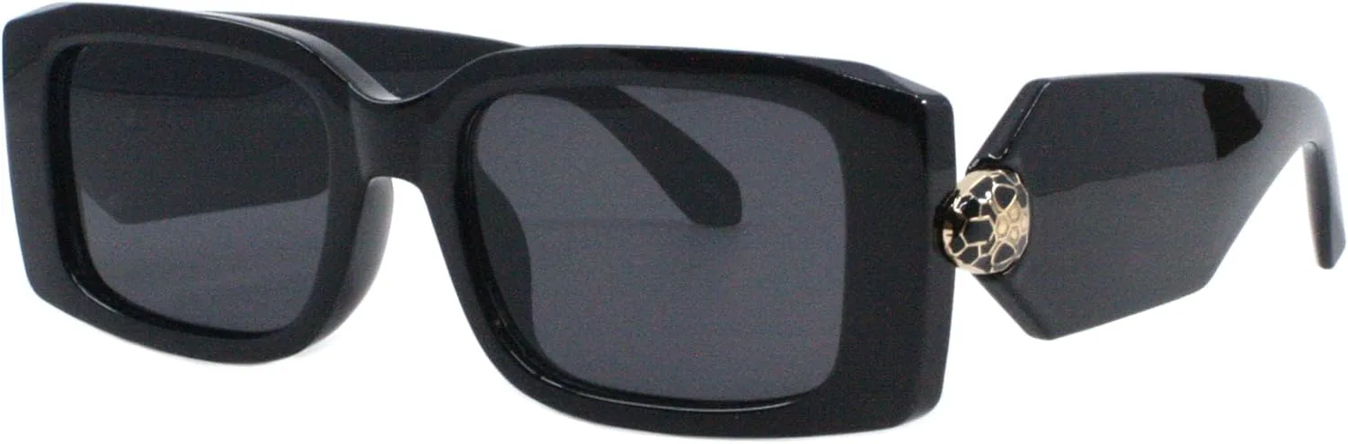 Солнцезащитные очки PASTL прямоугольной формы для женщин, толстая оправа, дизайнерский стиль, с эмблемой, защита от УФ-излучения UV400, Black Gold (Black)
Солнцезащитные очки PASTL прямоугольной формы для женщин, толстая оправа, дизайнерский стиль, с эмблемой, защита от УФ-излучения UV400, Black Gold (Black)