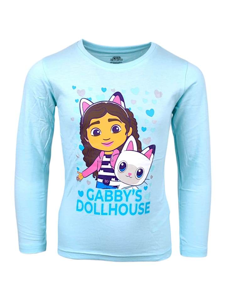 Рубашка с длинным рукавом Gabby's Dollhouse, светло-синий
Рубашка с длинным рукавом Gabby's Dollhouse, светло-синий